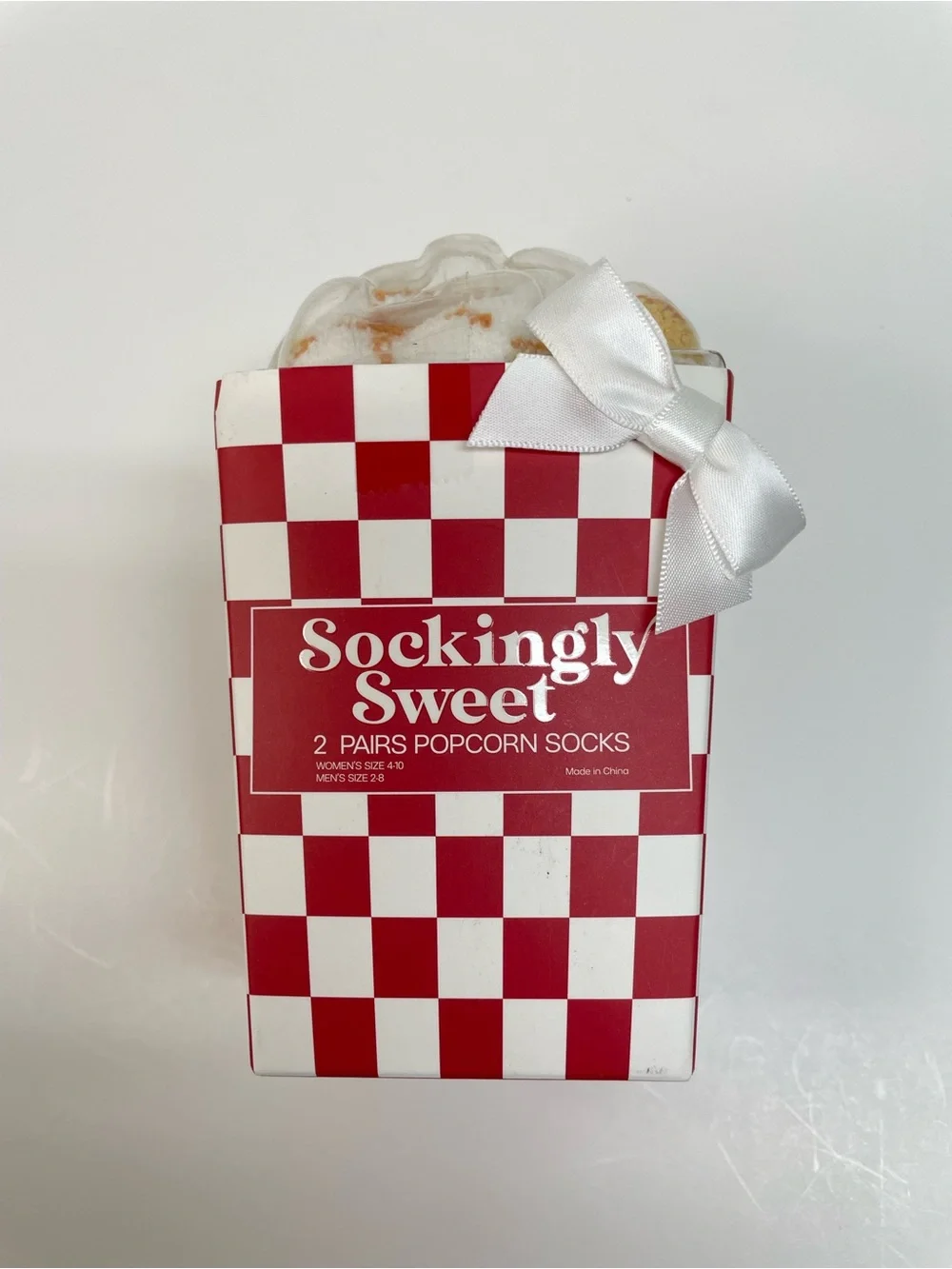 Socks Gift Box Popcorn 🍿 Set of 2